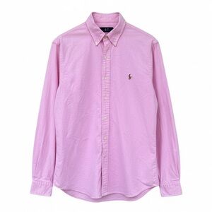 Polo Ralph Lauren Pastel Pink Button Down Dress Shirt - Size Large -Easter -Pony